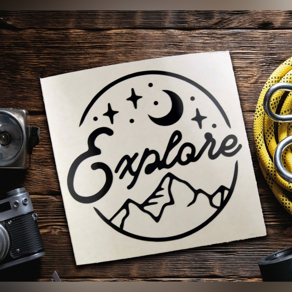 Explore Vinyl Decal